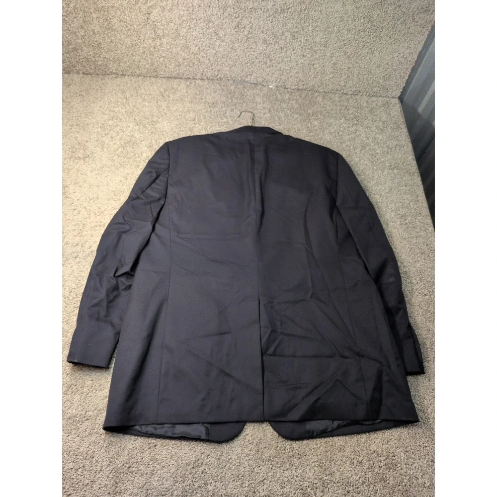 Brooks Brothers‎ 346 Madison Fit Navy Blue Wool Blazer Gold Buttons Mens 46R